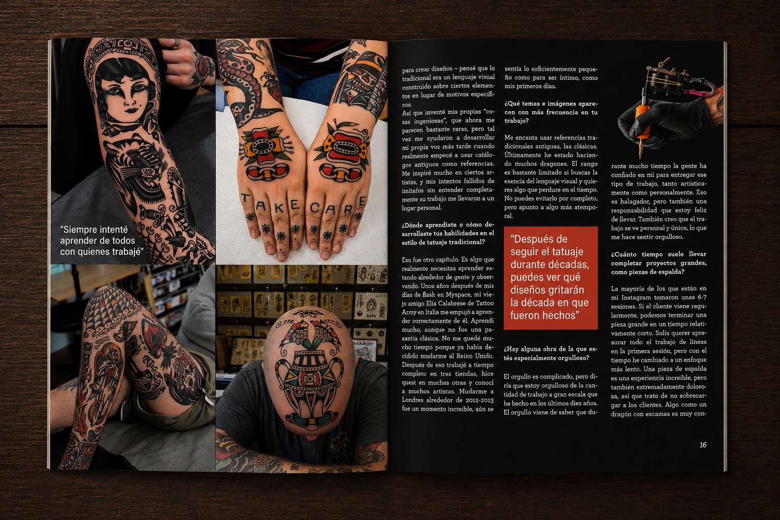 Revista Tatuaje Ilustraciones Flash Sheets