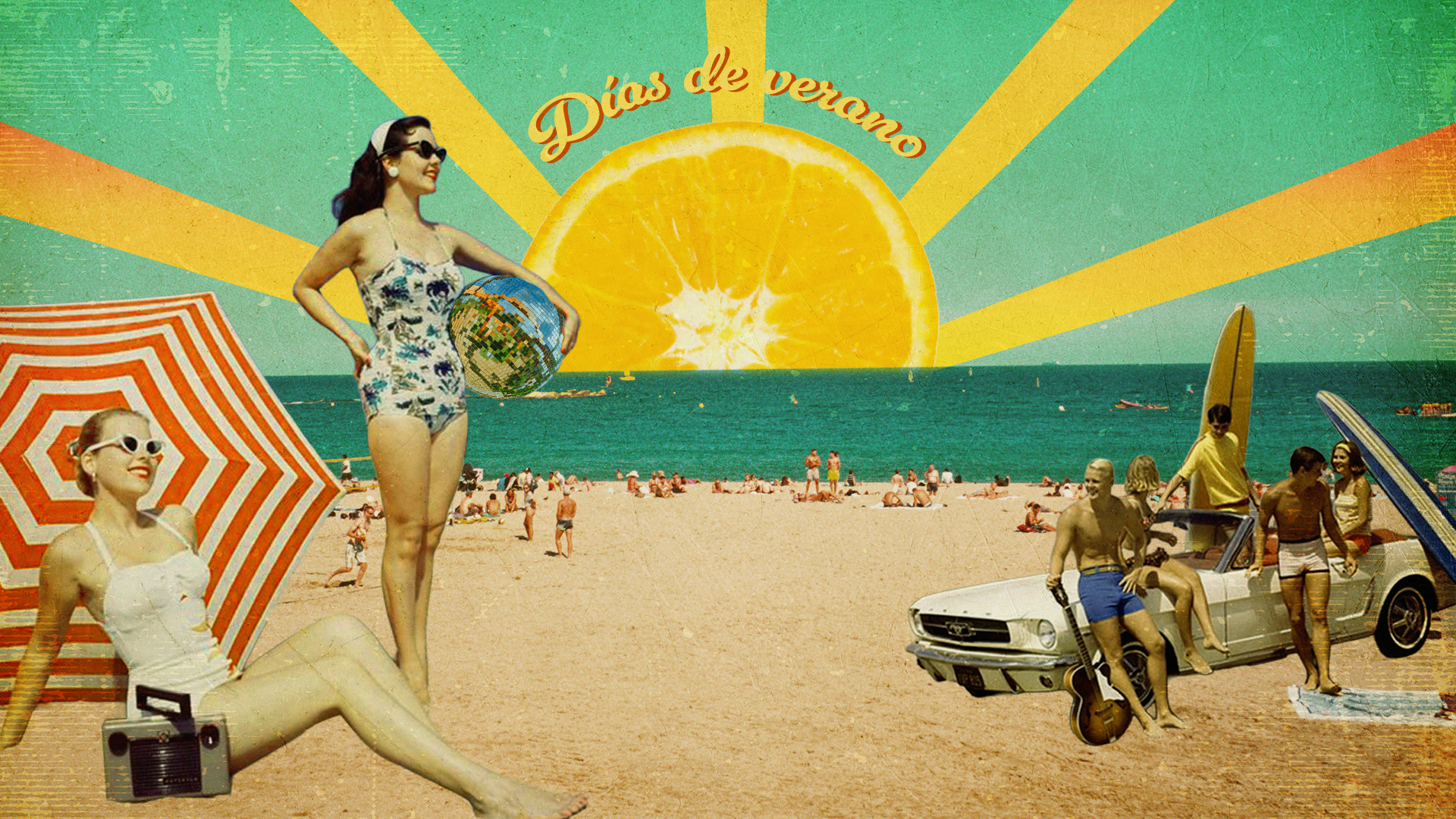 Poster Ilustración Digital Collage